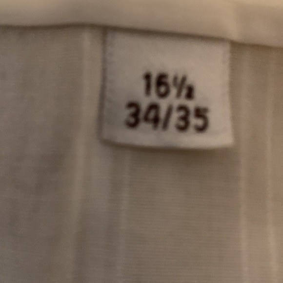 White dress shirts.  Two Van Heusen, one Geoffrey Beene and one Perry Ellis. - Picture 5 of 5